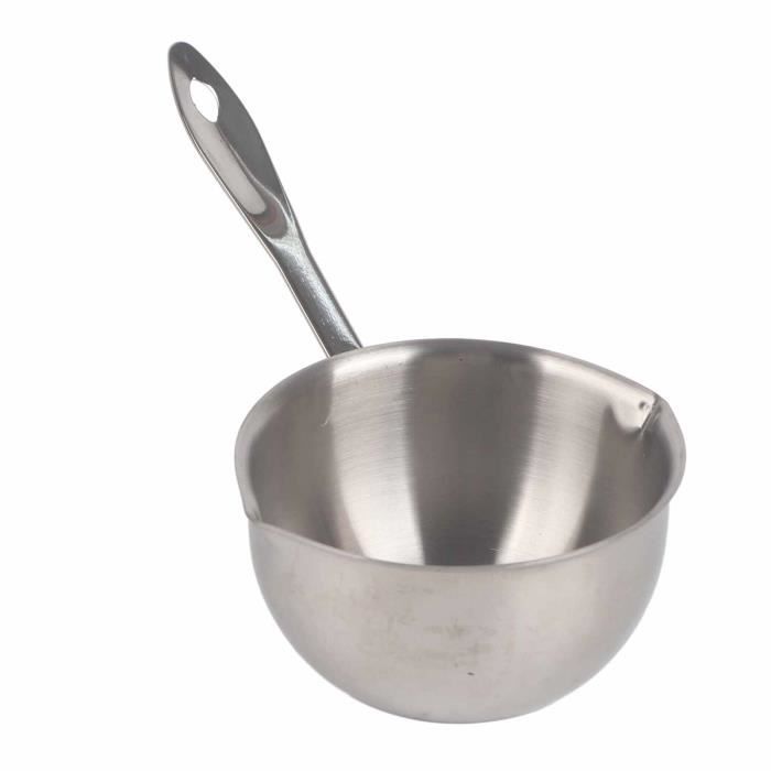 Petite Casserole 2 Becs 450ml Hosi - INOX Induction - Pour Beurre, Lait, Chocolat