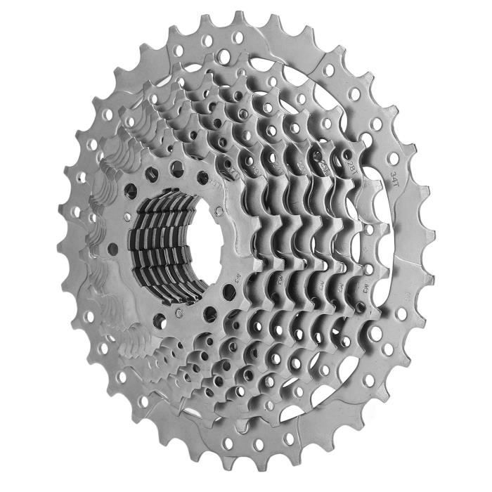 Cassette CS HG500 10 Vitesses – 11-25T, 11-28T, 11-32T, Acier, 13x13x4 Cm, Changement Fluide, Compatible Shimano 10v, Léger