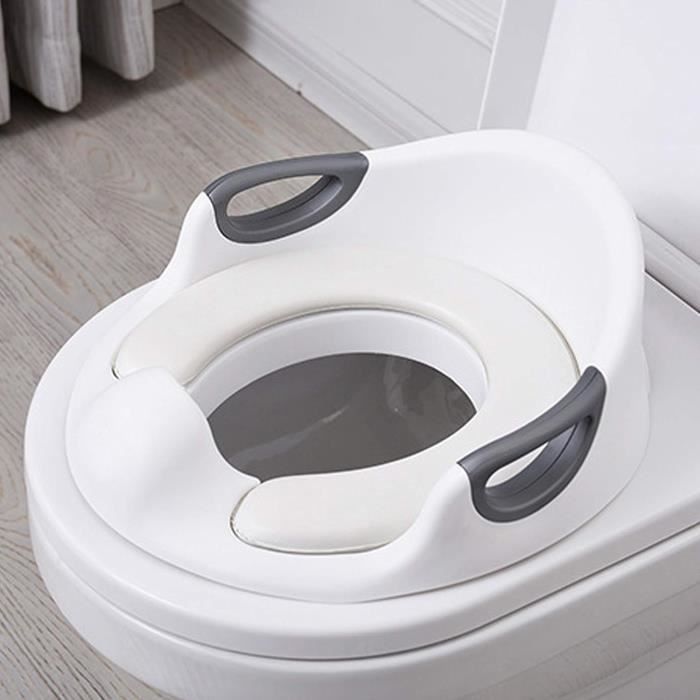 Réducteur De Toilette Pliable Pour Enfants 2-8 Ans - Motif Ourson Rose - Dimensions 35.5x29 Cm - Avec Sac De Rangement