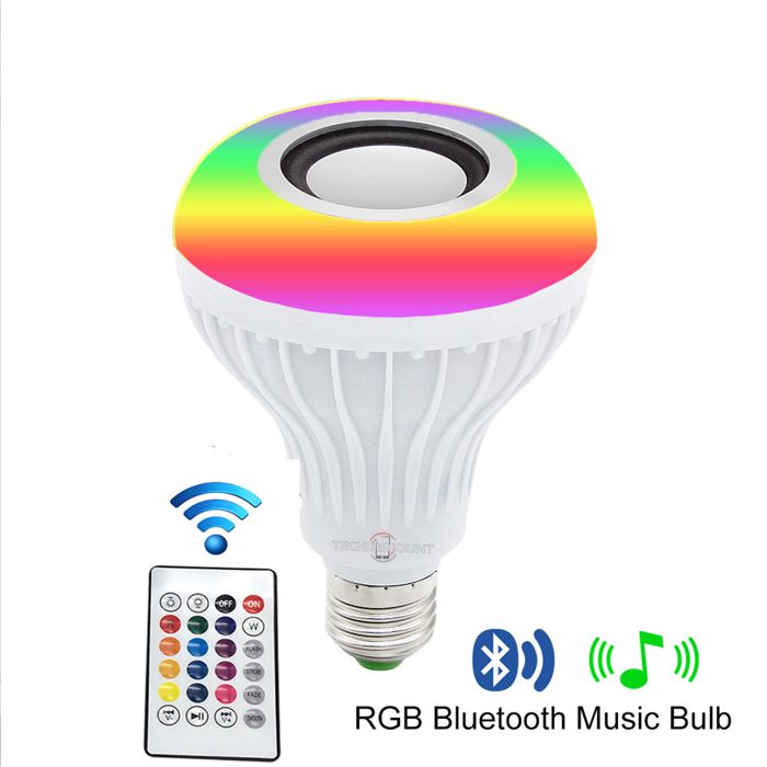 TD® haut parleur ampoule led enceinte bluetooth lumineux san