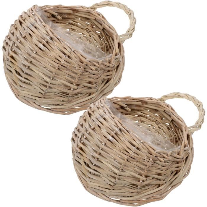 3 Pcs Panier De Légumes En Rotin Fille Fleurs Paniers Tissés À La Main 3 Pcs Panier De Légumes En Rotin Fille Fleurs Paniers Tissés À La Main