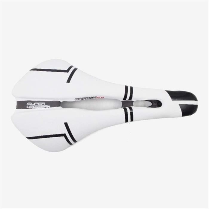 Selle Vélo Confort Carbone Léger – Design Ergonomique Creux – Pour VTT, Vélo De Route Hommes Femmes