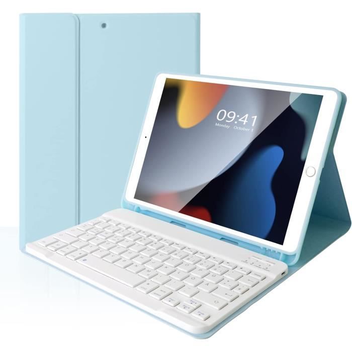 Clavier iPad, Clavier Bluetooth pour iOS,-Android,-Windows, Clavier