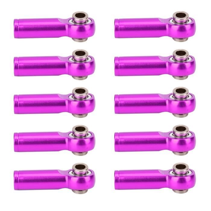 Rotules De Direction RC M3 - Lot De 10 Pièces En Plastique - Pour Voitures Télécommandées 1:10 Et 1:12