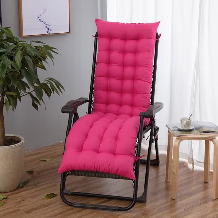 Coussin inclinable épais coussin de chaise à bascule coussin de chaise  longue de patio intérieur extérieur coussin de chaise à dossier haut coussin  de canapé coussin de chaise longue de remplacement-F 