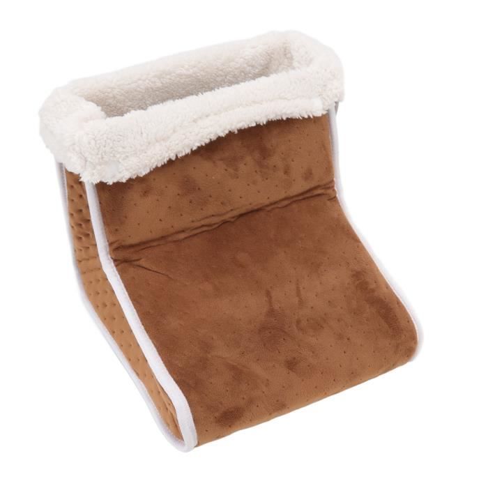 Chauffe-pieds USB - Couverture Chauffante En Peluche Douce, 29x29 Cm - Pour Pieds, Dos, Jambes - Température Réglable 50-60°C