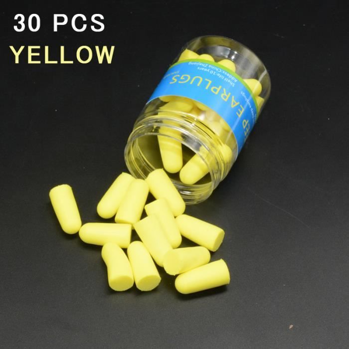 BOULES QUIES,30 yellow3060 bouchon oreille plug bouchon oreille anti bruit boule quies