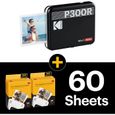 Kodak Mini 3, Imprimante Photo Portable pour Smartphones, Apple iOS et Android, 76x76 mm, Bluetooth, sans Fil, Lot de 68 Feui-1