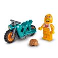 LEGO® 60310 City Stuntz La Moto De Cascade Du Poulet À Rétrofriction Avec Minifigure Cascadeur, Jouet Pour Enfants Dès 5 Ans-1