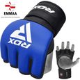 Gants MMA RDX, gants UFC pour le grappling, gants de boxe pour sparring, gants de combat en cage, bleu-1