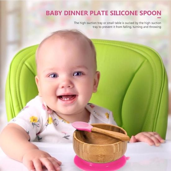 Couverts Bébé et Enfant en Bambou, Silicone et Inox - Dröm Design