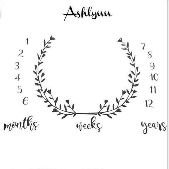 Nouveau Ne Jalon Couverture Accessoiresde Photographie Bebe Couverture Mensuelle Pour Garcon Filles Ispchen Milestone Couverture Pour Bebe Fond De Photographie Prop Couvertures Bebe Et Puericulture