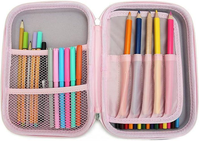 Trousse En Silicone En Forme De Crayon Pour Enfants - Décorative, 22x5 Cm, Légère (0.07kg)