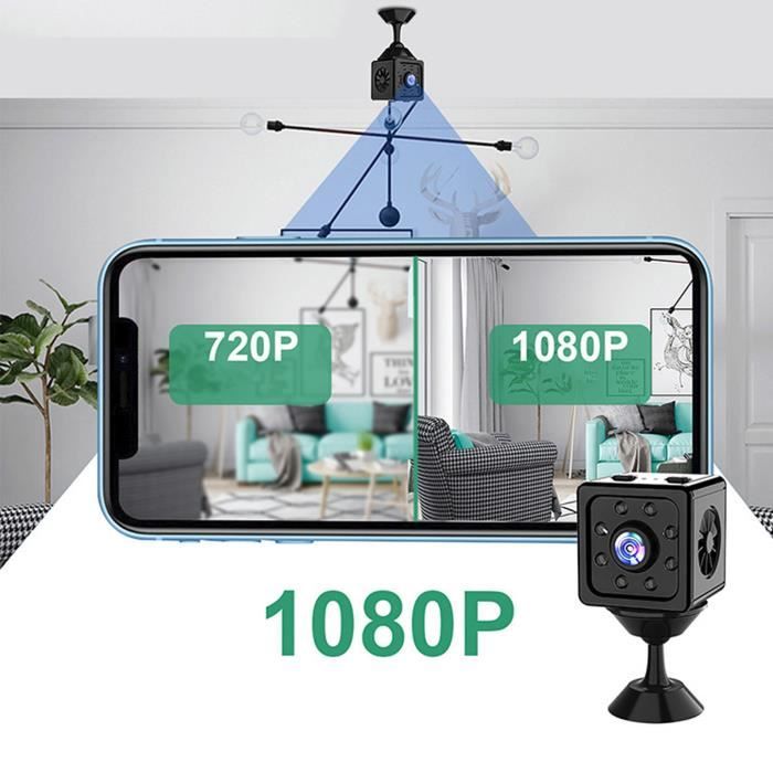 AUN caméra de sécurité Caméra sans fil 1080P WiFi Mini caméra d ...