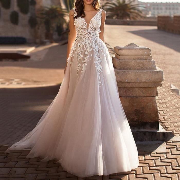 Robe soirée hotsell longue blanche