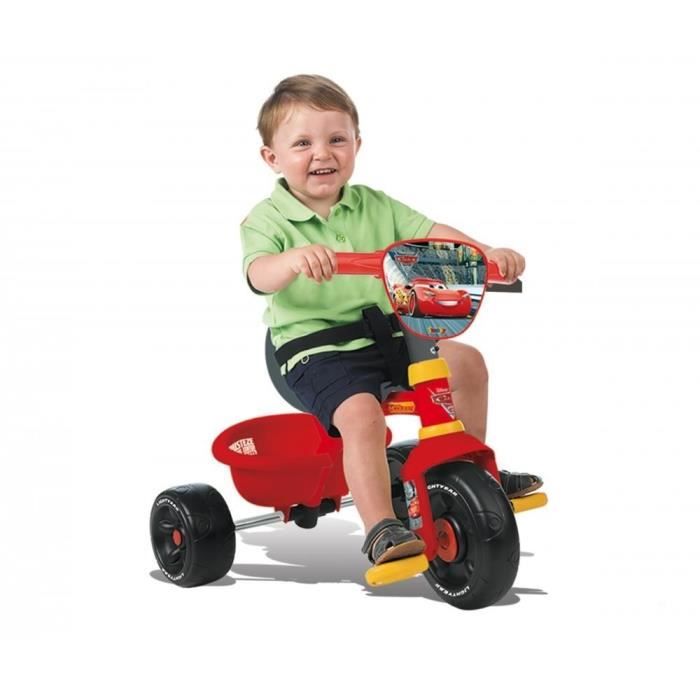 Tricycle évolutif SMOBY Baby Balade 2 - Bleu pour garçon - A partir de 10  mois - Cdiscount Sport