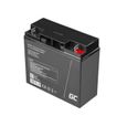 GreenCell®  Rechargeable Batterie AGM 12V 15Ah accumulateur au Gel Plomb Cycles sans Entretien VRLA Battery étanche Résistantes-2
