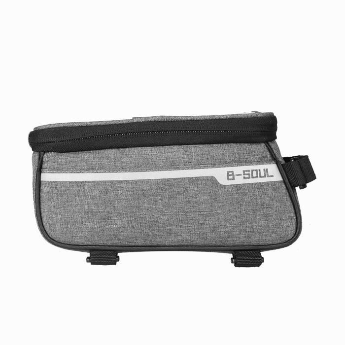 ARAMOX Sacoche de cadre de vélo Vélo Top Frame Sacoche Double Pouch ARAMOX Sacoche de cadre de vélo Vélo Top Frame Sacoche Double Pouch