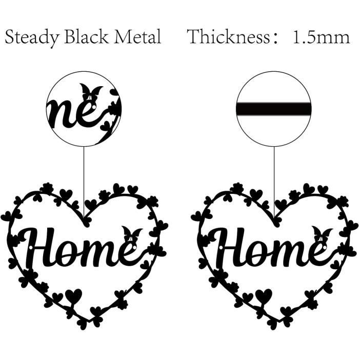 Veemoon Banc De Poissons Tenture Décor D'Été Décor À La Main De L'Océan Famille De Poissons Ation En Métal Sculpture Murale Flottante Ombres En Acier 43 * 15cm/16.92 * 5.90inch