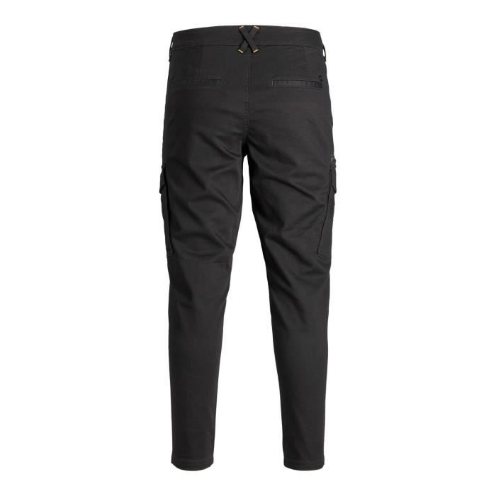 Pantalon cargo noir jack and jones on sale