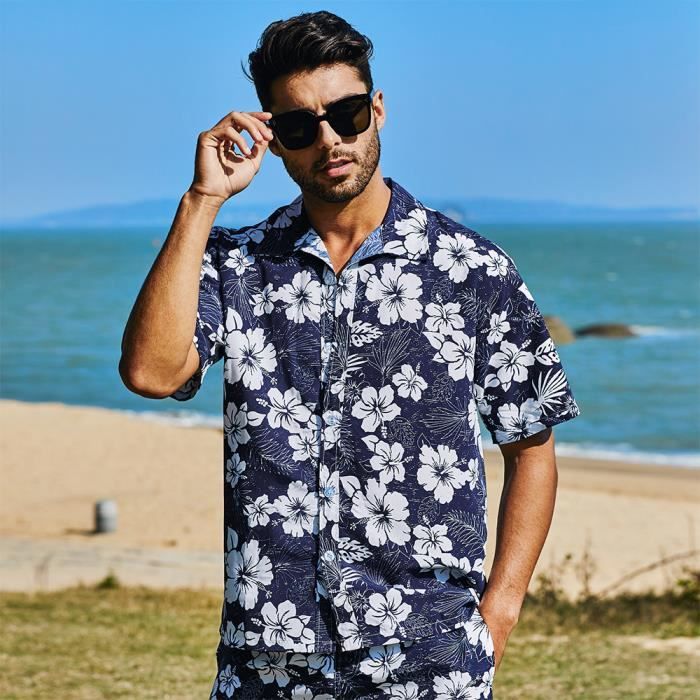 Chemise plage homme outlet