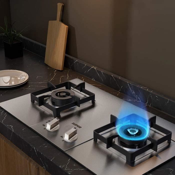 Pièces Rechange Cuisine Lot 4 Boutons Gaz Universels | 6 Mm | Métal Zinc | Pour Cuisinière & Plaques Cuisson | Design Ergonomique Plaque Pour Four