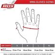Gants MMA RDX, gants UFC pour le grappling, gants de boxe pour sparring, gants de combat en cage, bleu-3