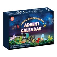 ZIOSINM Calendrier De L'Avent 2025 – 24 Jeux De Construction D'animaux – Briques Pour Enfants 8 Ans Et + – Cadeau Noël Surprises