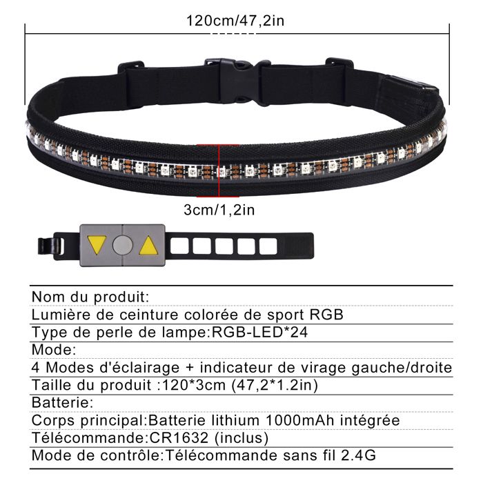Collier pour chien lumineux à LED, rechargeable par USB, étanche