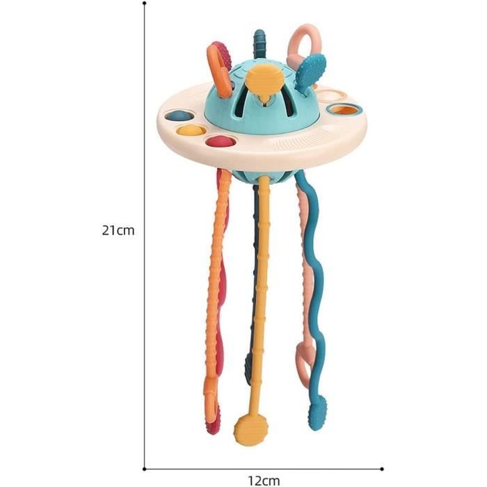 Jouet Escargot Baby Spinner Ventouse Chaise Haute Dès 6-12 Mois, Montessori  Sensoriels Jouet Eveil Bebe 1 an,Jouet Bain Bébé(Orange) - Cdiscount  Puériculture & Eveil bébé