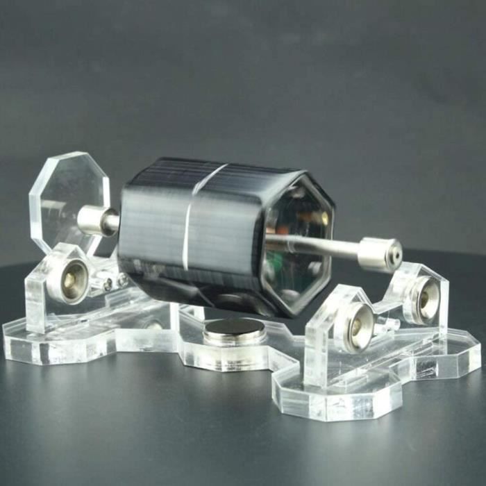 Moteur à Lévitation Magnétique Solaire Mendocino - Kit éducatif, Démonstration Scientifique, Cadeau