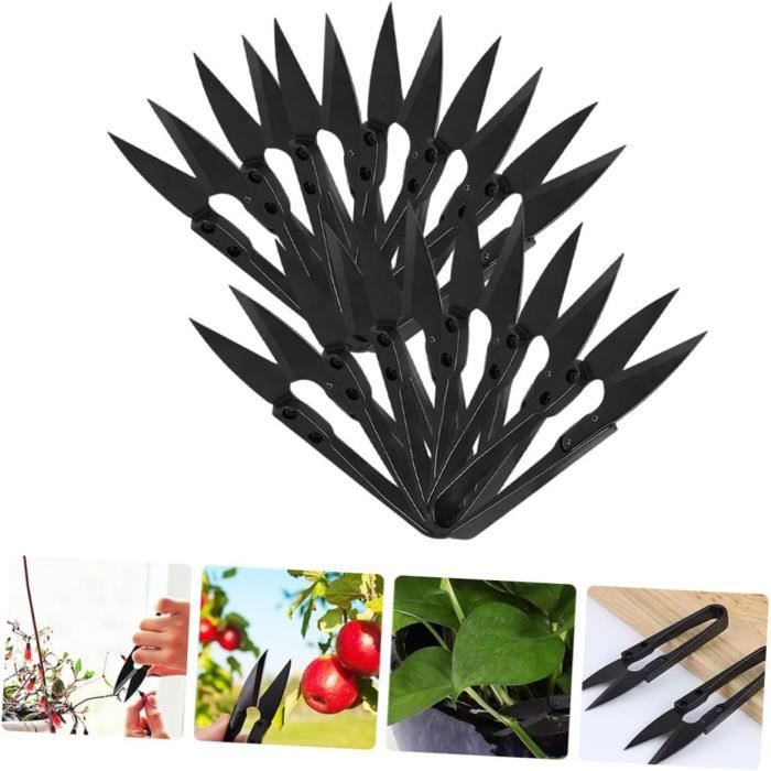 Lot De 5 Sécateurs Bonsaï - Taille Bourgeons Et Petites Branches - Lames Aiguisées - 10cm