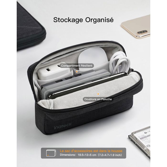 TECOOL 13-13,3 Pouces Housse Ordinateur Portable Protection Pochette Pour MacBook Air/Pro 13