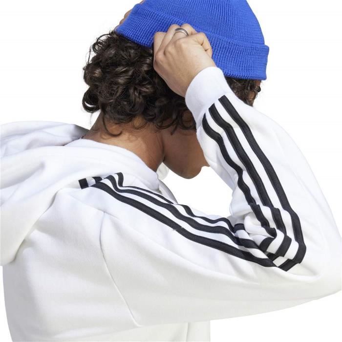 Adidas Sweat à Capuche pour Homme Essentials Fleece 3-Stripes
