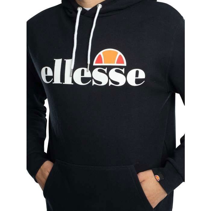 Ellesse CORPO HOODY - Sweat à capuche - black/noir