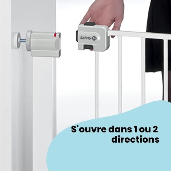 Barrière De Sécurité EASY CLOSE Metal Blanc - Safety 1st