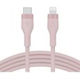 Belkin Cable USB-C vers Lightning BoostCharge Flex en silicone (2 m), certifie MFi (20 W)-0