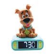 Réveil digital avec veilleuse lumineuse Scooby Doo en 3D et effets sonores-0