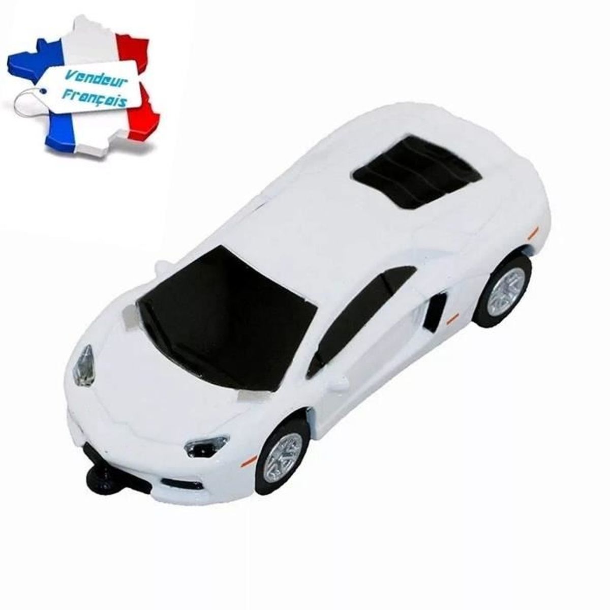 Cle Usb Voiture De Sport Blanc Capacite 16go Livraison Gratuite Et Rapide 2 A 3 Jours Entreprise Francaise Cdiscount Informatique