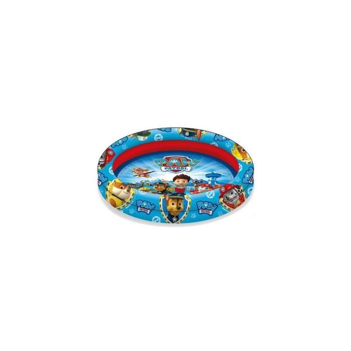 Paw Patrol Piscine Gonflable 2 Boudins Pat Patrouille 90 Cm Des 3 Ans