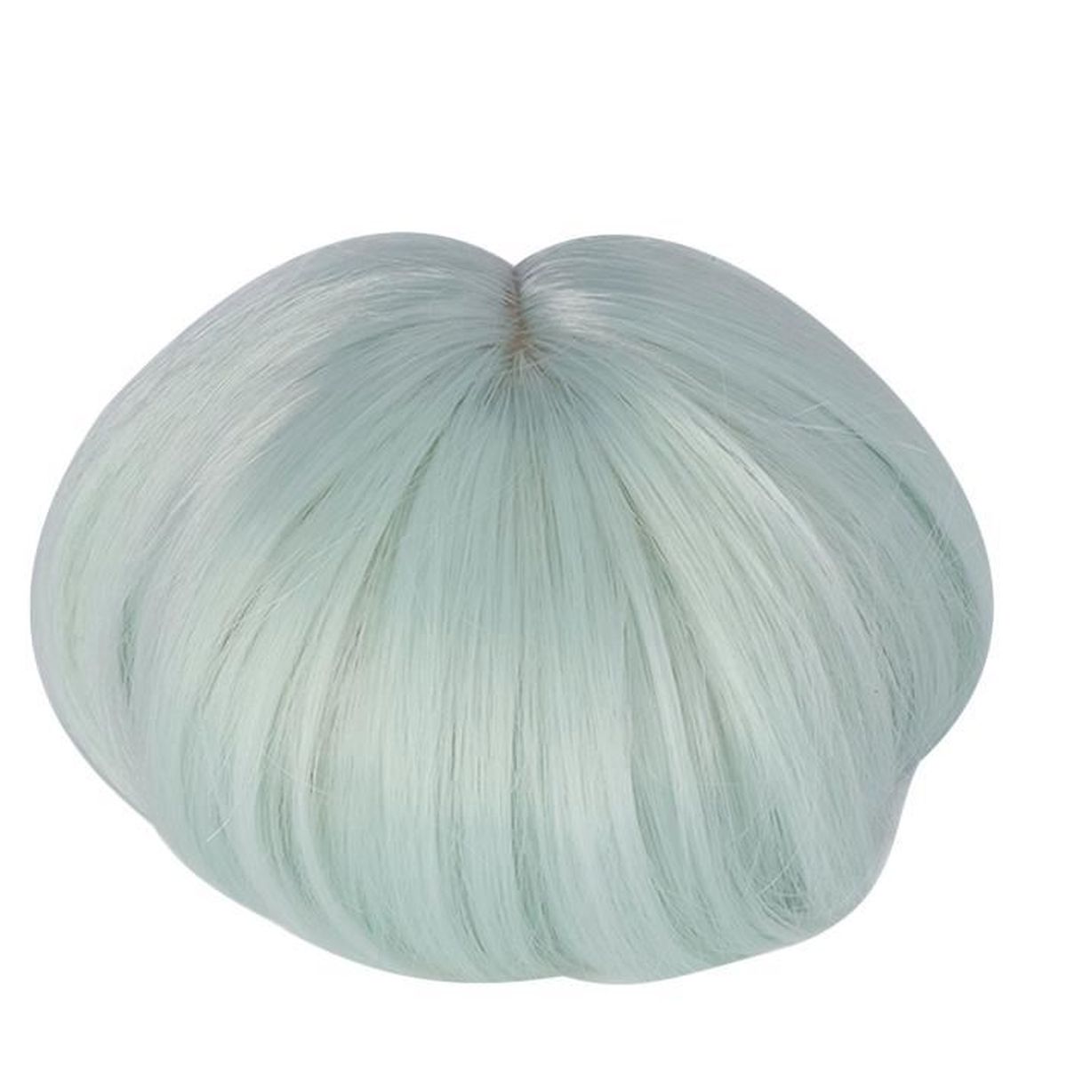 Perruque poupée ancienne cheveux courts roux-Tête 21/22cm(8/9