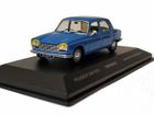 PEUGEOT 204 Bleue de 1967 Voiture de Collection 1/43 Série