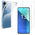 Coque antichoc pour Xiaomi Redmi Note 13 4G et 2 Verres Trempé Film Protection Ecran Phonillico®