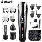 JASENX Tondeuse Cheveux Professionnelle Tondeuse Barbe- multifonction 6 en 1 Tondeuse Barbe Electrique Sans Fil Rechargeable