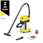 Aspirateur eau et poussière KARCHER WD 3 S V-19/4/20 - Cuve inox 19 L - 1000W (Fonction soufflerie)