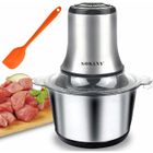 RITONDA 3L Hachoir Électrique 800w Hachoir à Viande Electrique avec Bol Acier Inox 3L, Hachoir Inox 2 Niveaux de Vitesse et 4 Lames en Inox