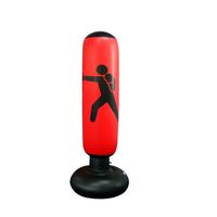 Ecent Sac de Frappe Gonflable 160cm Sac de Boxe autoportant Exercice de Fitness Soulagement du Stress pour Adultes Enfants
