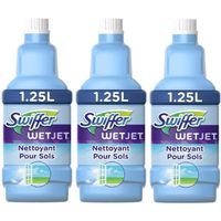 Swiffer WetJet Solution Nettoyante pour Balai Spray 1,25 L - Lot de 3 (3,75 L) 