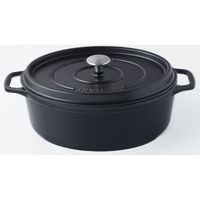 Pyrex SlowCook Cocotte Ovale Fonte Émaillée 33 Cm Compatible Induction - 5.8L