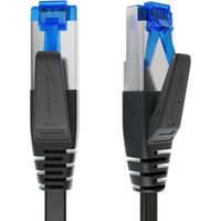 Câble Ethernet plat CAT7 25m KabelDirekt - 10 Gbit/s - RJ45 - Noir